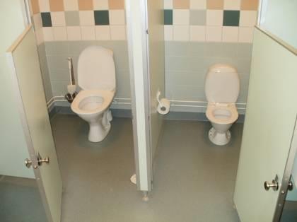 113 Esikoiden lasten wc on lähes samanlainen kuin lemmikkien wc (kuva 5). Pienen wc istuimen vasemmalla puolella tilaa on 500 mm ja oikealla 420 mm.