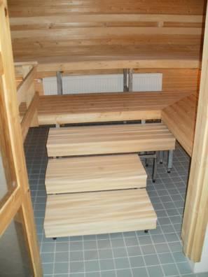 193 Sauna ei sovellu liikuntarajoitteisen käyttöön tilansa puolesta (kuva x).