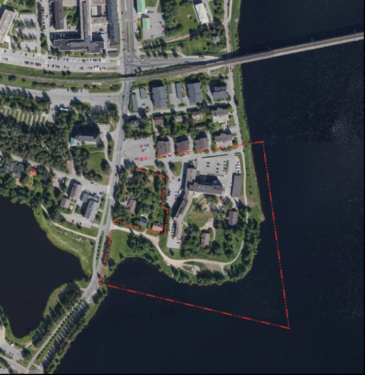 KILPAILUALUE Kilpailualue on 2. kaupunginosan kortteli 48.