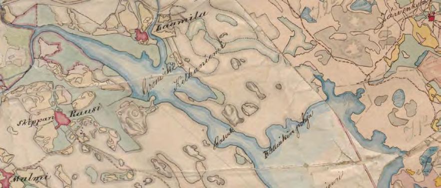 Inventoinnin yhteydessä tutkittujen 1800-luvun ja 1900-luvun alun karttojen perusteella alueella ei ole ollut laituri- tms. rakennelmia ennen Klamilan sahan perustamista 1920-luvulla (kuvat 8-10).