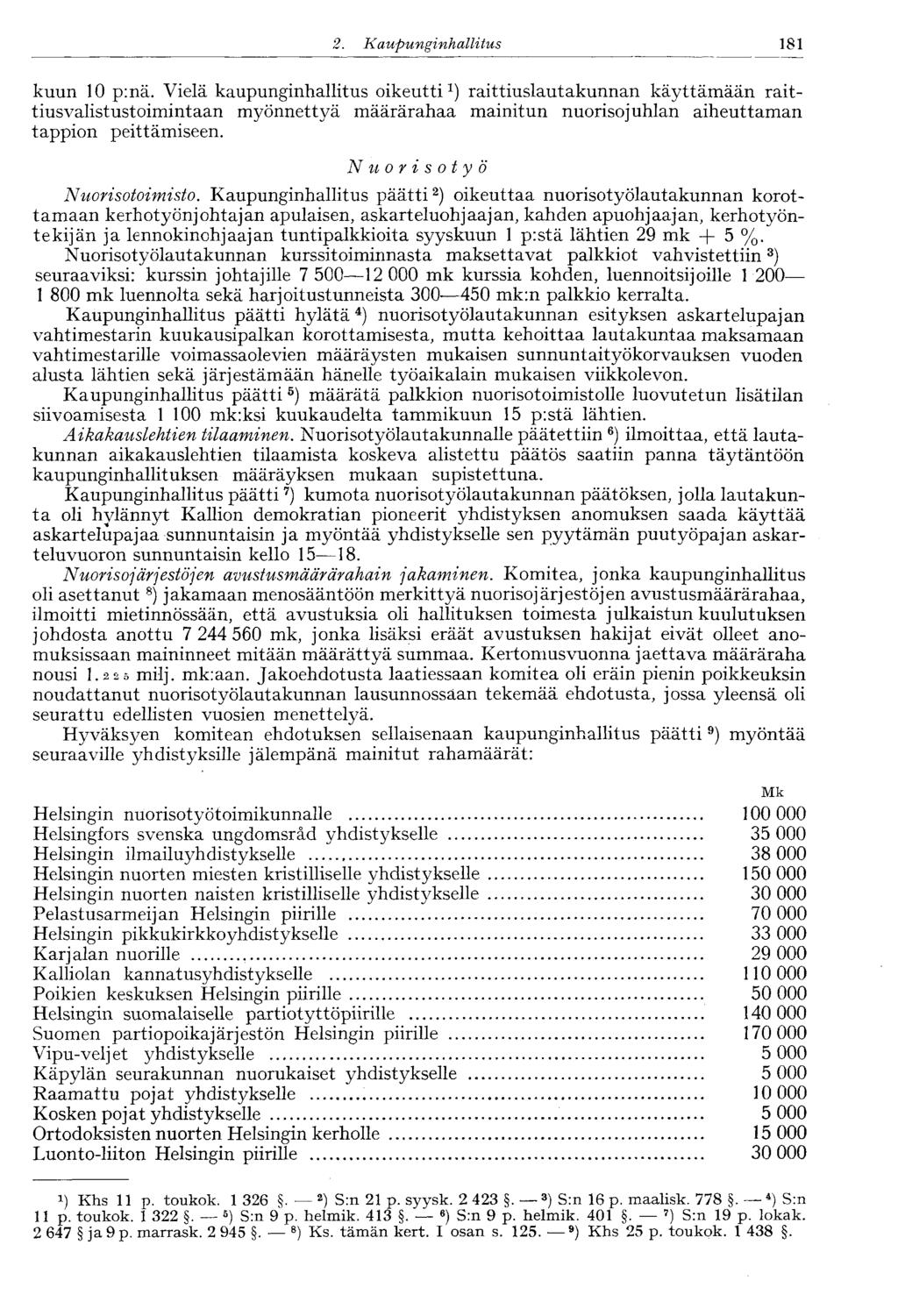 120 2. Kaupunginhallitus 181 kuun 10 p:nä.