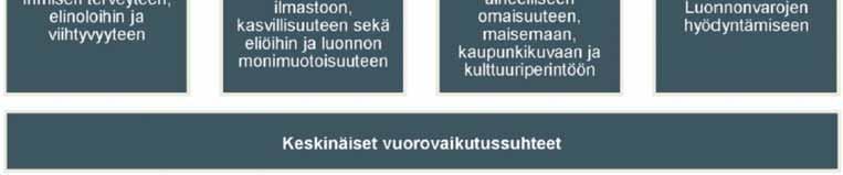 Ympäristövaikutusten arviointimenettelyssä tarkastellaan hankkeen vaikutuksia kokonaisvaltaisesti ihmisiin, ympäristön laatuun ja tilaan, maankäyttöön ja luonnonvaroihin sekä näiden keskinäisiin