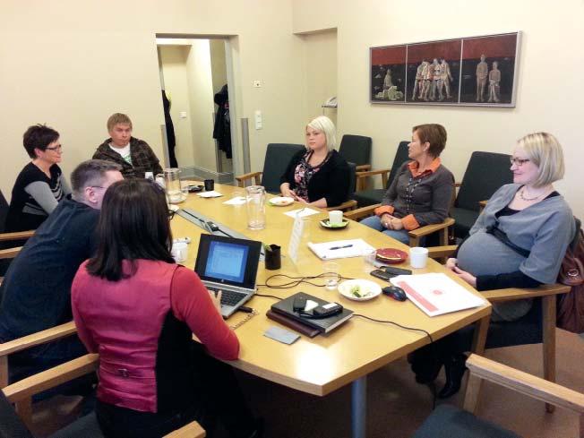 Henkilöstöä valmennettiin järjestämällä arvovalmennusta, tiimi- ja tiimikoordinaattorivalmennusta sekä esi- miesvalmennusta.