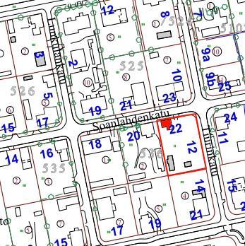 142 Soanlahdenkatu 22, päärakennus Kuvaus: Harjakattoinen puinen asuinrakennus, jossa on poikkipäätyinen eteisosa Osoite: Soanlahdenkatu 22 Rakennustunnus: 167-401-6-128-1
