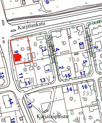 64 Sortavalankatu 9, päärakennus Kuvaus: Harjakattoinen hirsirunkoinen omakotitalo.