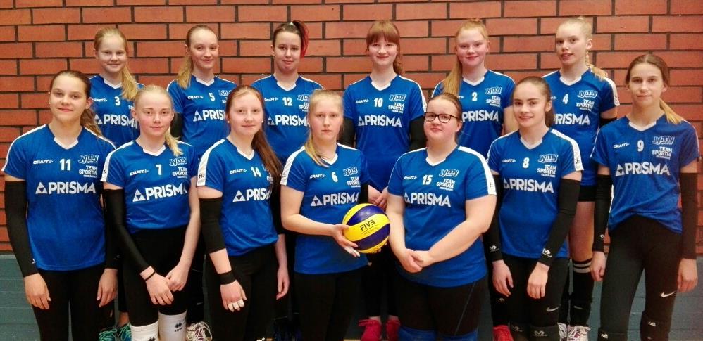 NURMON JYMY (NJ -04) Lohko D Tiina Rajamäki 2 Hietala Anniina 2004 166 keskitorjuja 3 Rajamäki Emmi 2004 162 yleispelaaja 4 Tuuri Iida 2004 164 libero 5 Rantanen Aada 2004