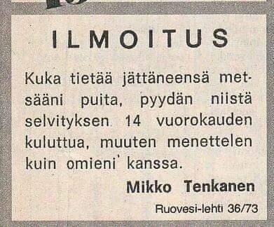 OIKAISUVAATIMUS (64 ) ESITETÄÄN TIEKUNNAN KOKOUKSELLE ESITETTÄVÄ 30 PV KULUESSA PÄÄTÖKSEN TEKEMISESTÄ = KOKOUKSESTA TOIMIELIN VOI RATKAISTA