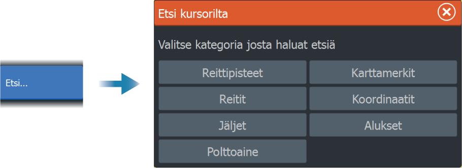 Ú Huomautus: Alusten hakuun tarvitaan yhteydessä oleva AISvastaanotin. 3D-kartat 3D-asetuksella maan ja merenpohjan muodot näytetään kolmiulotteisena graafisena näkymänä.