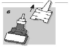 håll näsapplikatorn i näsborren en kort tid andas ut genom munnen (fig. 5) Tag sprayning nummer 2 i samma näsborre om du behöver det. Upprepa stegen i fig. 4 och 5.