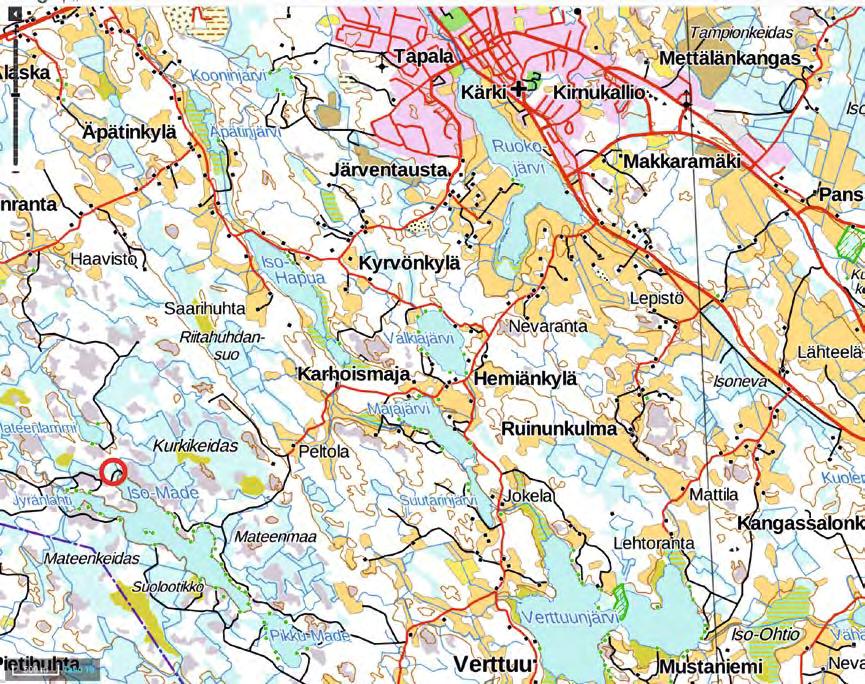 3 Kuva 1. Kaava-alueen sijainti 1.