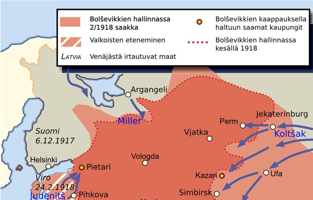 Venäjän sisällissota 1918 1922 Sodan kuva ja Frunzen doktriini