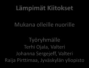 Valteri Raija Pirttimaa, Jyväskylän yliopisto Otathan