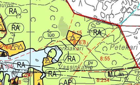 EURAJOEN KUNTA Sweco Ympäristö Oy 4 Kiinteistö Huvitus 051-411-6-15 - Yksi loma-asunnon rakennuspaikka (RA).