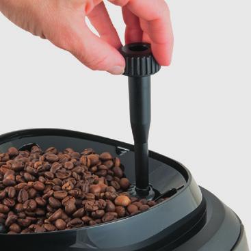 Jos kahvi on vetistä tai annostelu hidasta, muuta kahvimyllyn asetuksia.