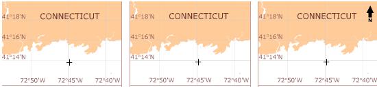 Oletame, et Connecticuti ranniku lähedal juhtub avarii naftatankeriga ja merre voolab hulgaliselt naftat. Kuidas levib naftalaik selles kohas erineva tuule kiiruse puhul?
