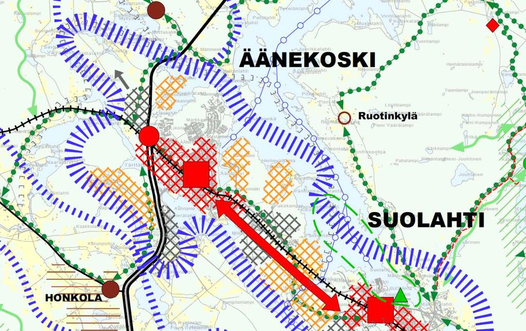 Äänekosken rakenneyleiskaava 2016 (oikeusvaikutukseton) on hyväksytty kaupunginvaltuustossa marraskuussa 2008.