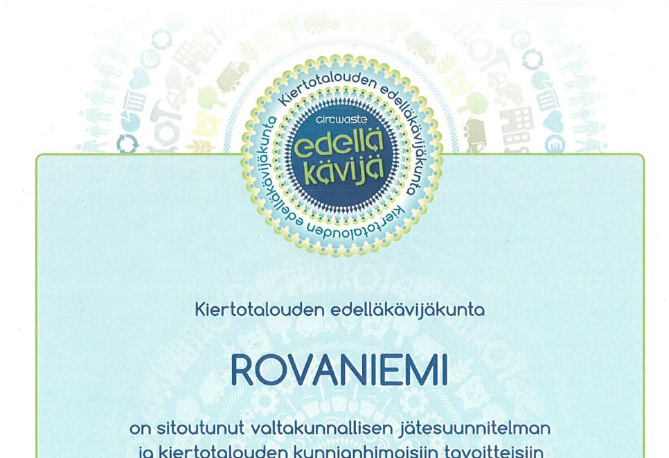 Kiertotalouden edelläkävijä Napapiirin Residuum oli mukana hakemassa Rovaniemen kaupungille kiertotalouden edelläkävijän statusta.