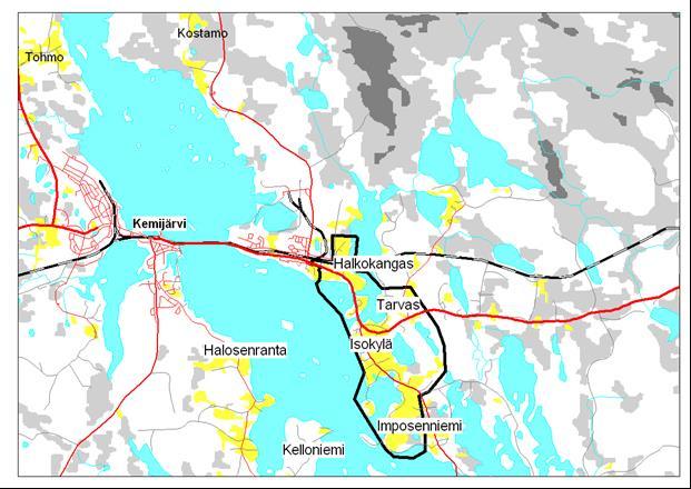 LIITE 3 Isokylän yleiskaava-alue