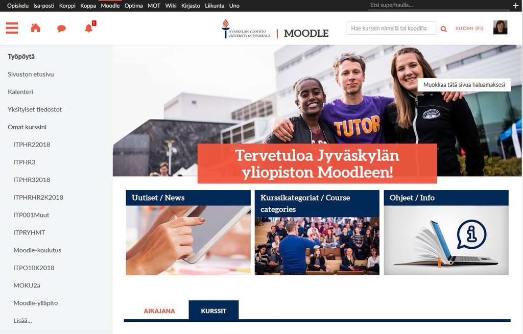 Moodlen etusivu (1)2 Hae nimellä tai koodilla Takaisin kaikki