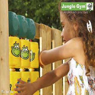 VARUSTEET LEIKKITUOTTEISIIN Jungle Gym "Tic Tac Toe Module" Jungle Gym "Tic Tac Toe" Module Tee se itse -pakkaus, mukana perusteellinen asennusohje ja kaikki ristinolla-pelin