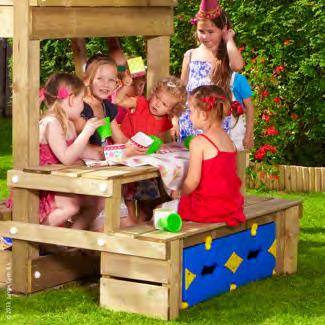 LEIKKITORNIKOKONAISUUDET Jungle Gym "Mini Picnic", kokonaisuus Mini picnic -sillan kokoamiseen tarvittavat osat.