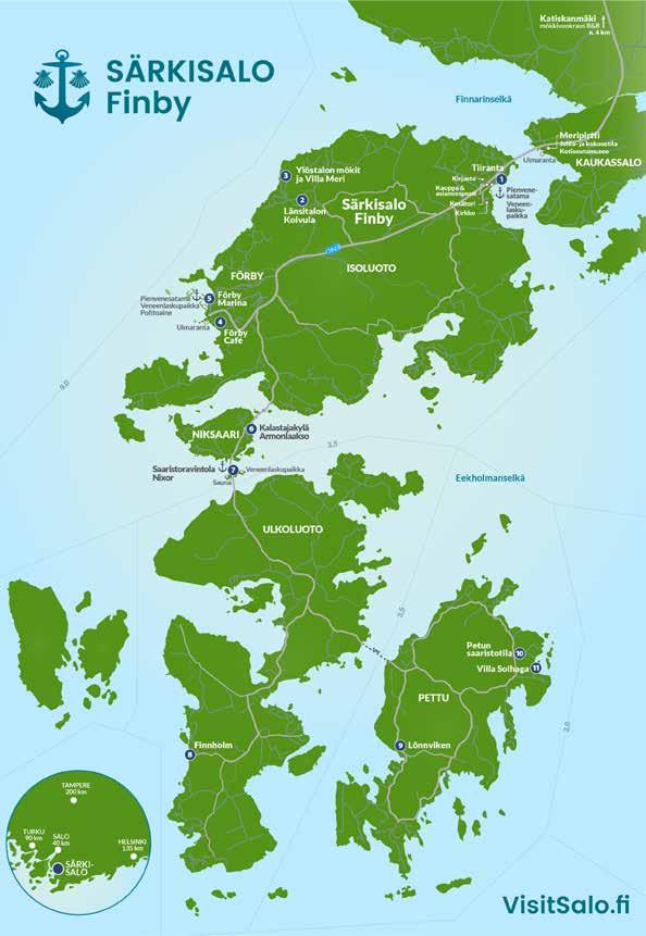 Ylöstalon mökit & Villa Meri www.ylostalo.fi p.