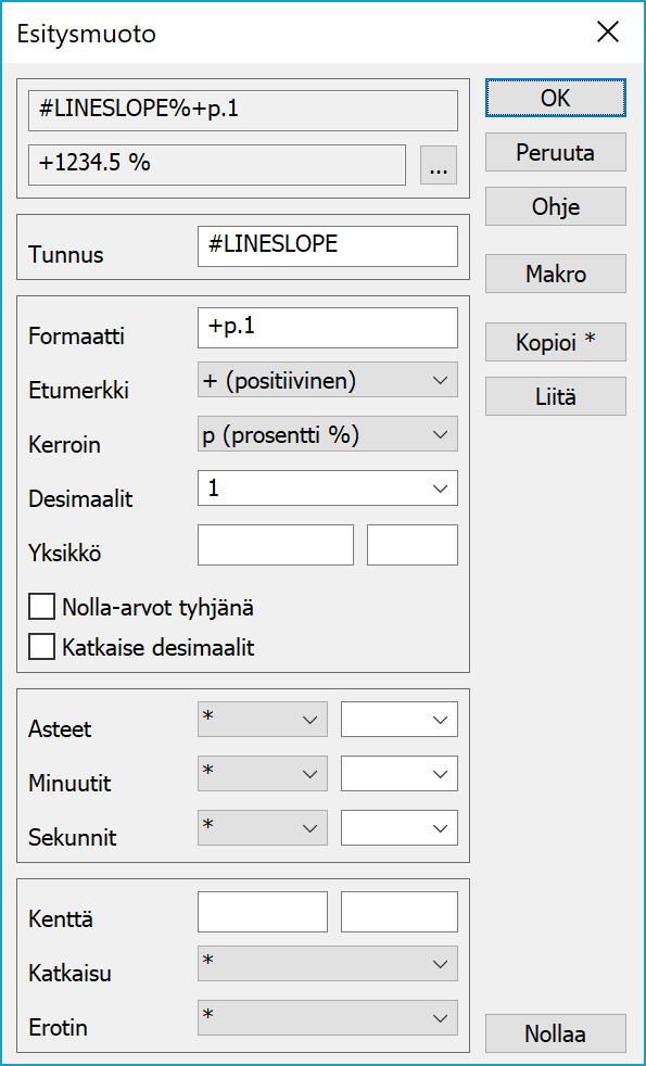 3.1 Muotoilu Makrojen ja ominaisuuksien esitysmuotoon voidaan vaikuttaa yleisillä muotoilusäännöillä. Nämä toimivat pääsääntöisesti samalla tavalla kaikkialla.