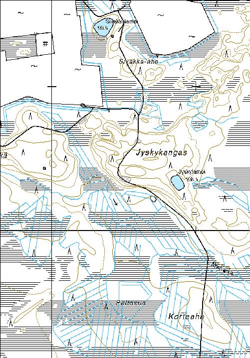 62 Kohdetyyppi: 1 Asuinpaikat Copyright: Metsähallitus 2008