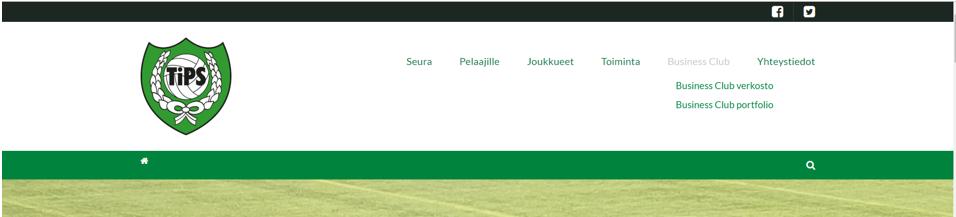 Business Club verkkosivu Business Club -sivulle pääsee suoraan etusivun päävalikosta Haasteisännyys Kuukauden haaste on jalkapalloaiheinen haastekilpailu, joka julkaistaan nimensä mukaisesti kerran
