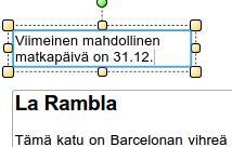 5 Tekstin lisäystyökalu Välilehdellä Koti (Home) on myös painike tekstin ja kuvien lisäämiseen (Add).