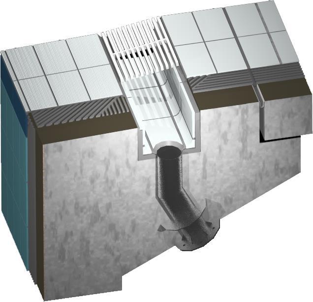 Putkiliitos Putkiliitos tehdään ARDEX vedeneristeellä ja läpivientikappaleella tai sivulla 10 esitetyllä painevalumuotti-menetelmällä.