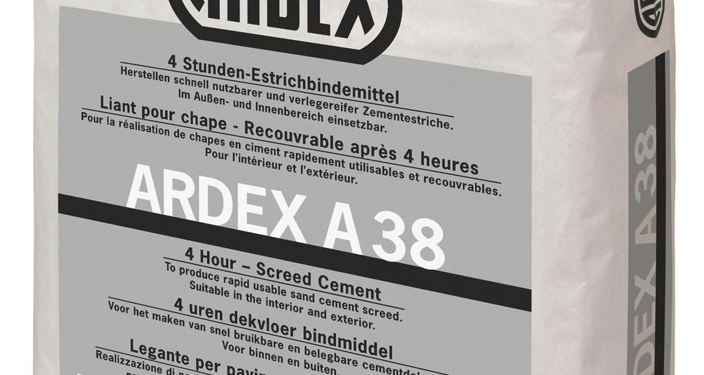 Jos vaakapinnoilla tarvitaan laajoilla alueilla oikaisua tai tasoitusta, voidaan nämä tehdä ARDEX K 301 lattiatasoitteella (2-20 mm).