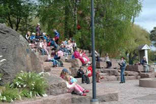 the Wiborg batholith. A. Rock aggregate, Kotka. B.