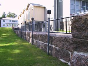 Monument, Kotka. E. Wall, Lappeenranta. F. Wall, Kotka.