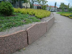 Sivukivestä valmistettuja kohteita Kaakkois-Suomen