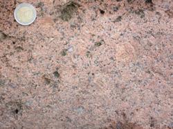 Quartz vein. H. Anorthosite.