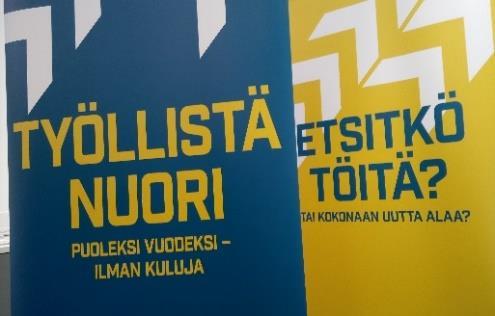 Lähtötilanteessa 70% nuorista ilman työtä tai koulutusta Prosessin loppuessa 80%