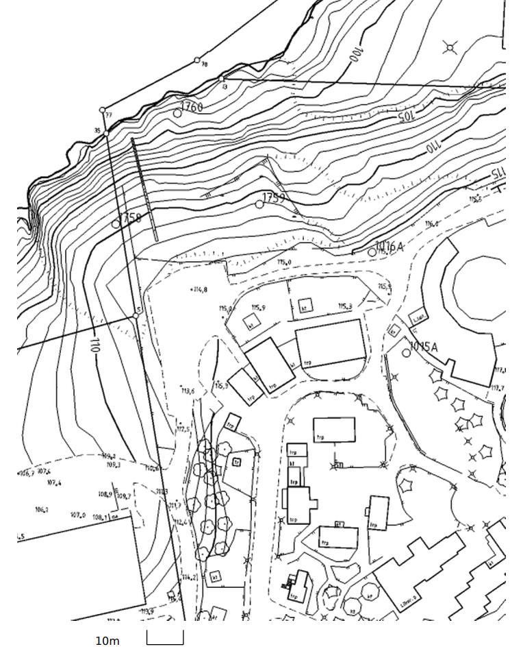 Liitekartta 2: Särkänniemen pengerrys Rakenteen sijainti
