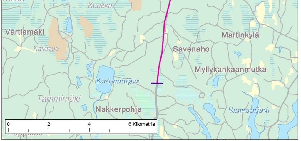 selvitysalueella, koska aikaisemman luontoselvityksen laatimisesta on kulunut jo yli 10 vuotta.