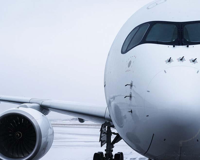Merkittävää edistystä vastuullisessa toiminnassa A350-koneet ovat vähentäneet päästöjä merkittävästi: Päästöt / RTK laskivat 6,7 % vuodesta 2016 Päästöt / ASK laskivat 3,2 % vuodesta 2016