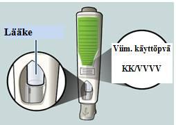 Jos kaikkea yllä mainittua ei ole käytössäsi, käänny apteekin puoleen ennen jatkamista. 2) Tarkasta kynä Tarkasta Cyltezo-kynä, lääke ja viimeinen käyttöpäivämäärä.