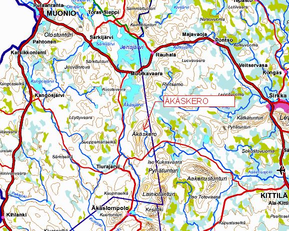 Muonio ÄKÄSKERON RANTA- ASEMAKAAVAN MUUTOS Korttelit 2 ja 6 sekä