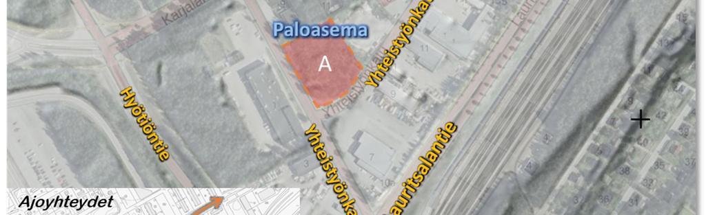 Molemmilla sijainneilla on hyvät kulkuyhteydet sekä keskustan että idän ja etelän suuntaan. Hyötiöntien kautta avautuu myös reitti pohjoiseen.