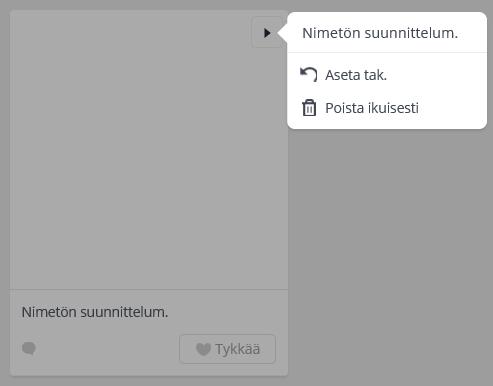 ) Luo tiimi / tiimin jäsenet Voit jakaa tekemiäsi kuvia edelleen muokattavaksi esimerkiksi oman yhdistyksen muille toimijoille. Voitte luoda tiimin, jolla on oikeudet nähdä tai muokata kuvia.