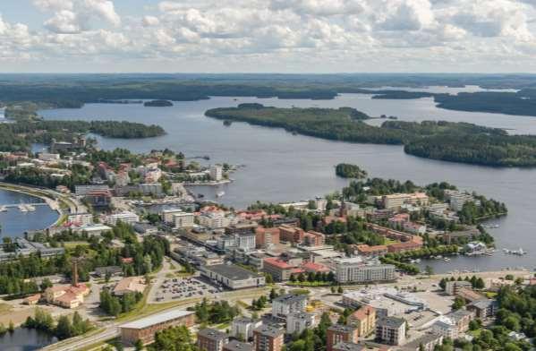 4. Pihlajaveden saaret keskustan eteläpuolella - Uuraan-, Kaupin- ja Käärmesaari Pohjoisosa saarista on Olavinlinnan maisema- ja kulttuuriympäristöaluetta.