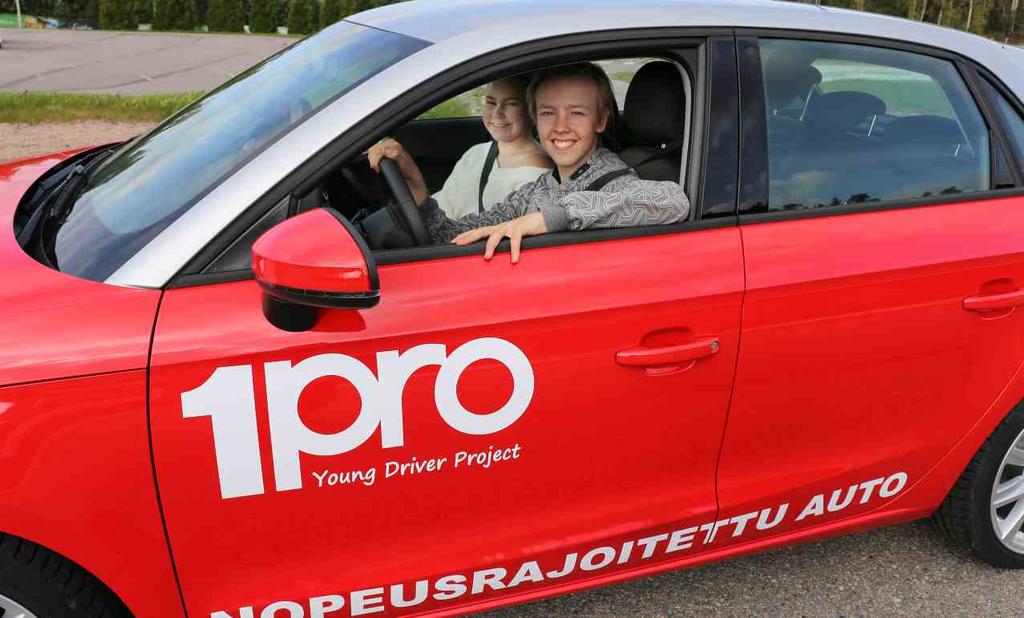 Young Driver Project Täydellisesti sabotaasia sekä ylinopeuden ajamista vastaan