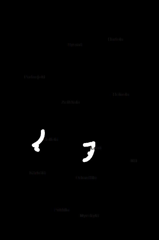 VÄESTÖTIHEYS / maa-km²