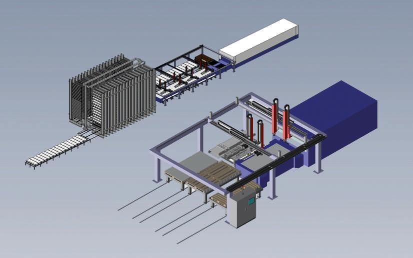 4/6 Raskaan teollisuusmetallin käsittely ASTES4HEAVY (A4HEAVY) on patentoitu, älykäs ja joustava valmistusjärjestelmä (FMS Flexible Manufacturing System), joka on suunniteltu eristyisesti raskaiden