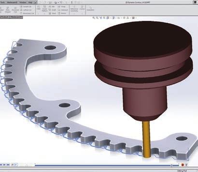 Mastercam for SOLIDWORKS -käyttäjille Mastercamin valikoiden puurakenteista avautuva nopea pääsy mihin tahansa työstöprosessin kohtaan on tuttua.