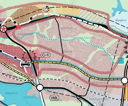 1.2 Kaava-aluetta koskevat suunnitelmat, päätökset ja selvitykset 1.2.1 Pirkanmaan maakuntakaava Pirkanmaan maakuntavaltuusto hyväksyi Pirkanmaan maakuntakaavan 2040 kokouksessaan 27.3.2017.